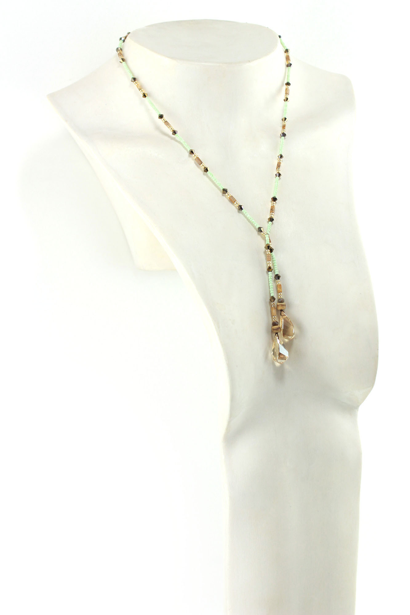 Lariat lumineux en Cristal pur – Un éclat raffiné