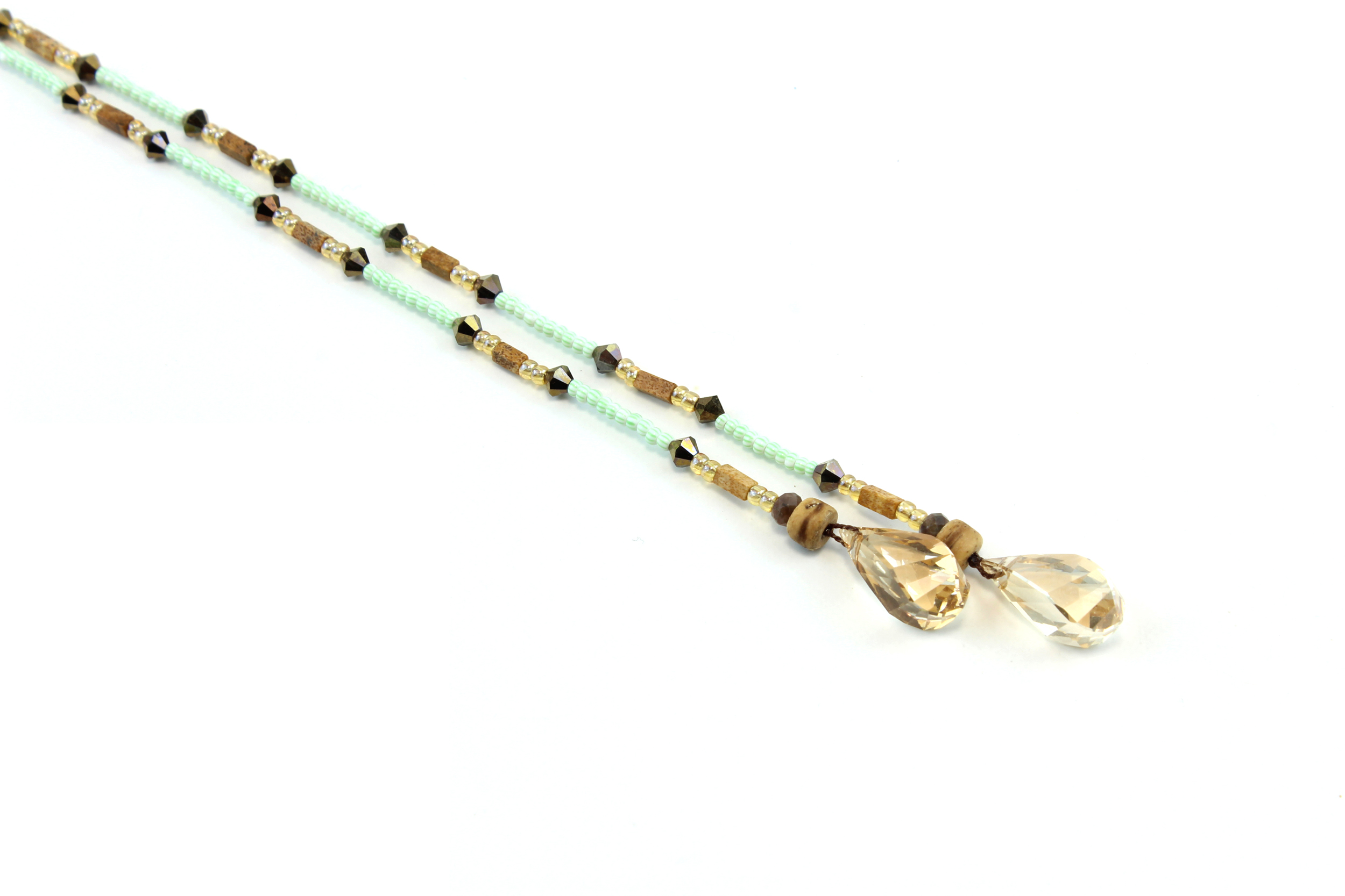 Lariat lumineux en Cristal pur – Un éclat raffiné – Image 4