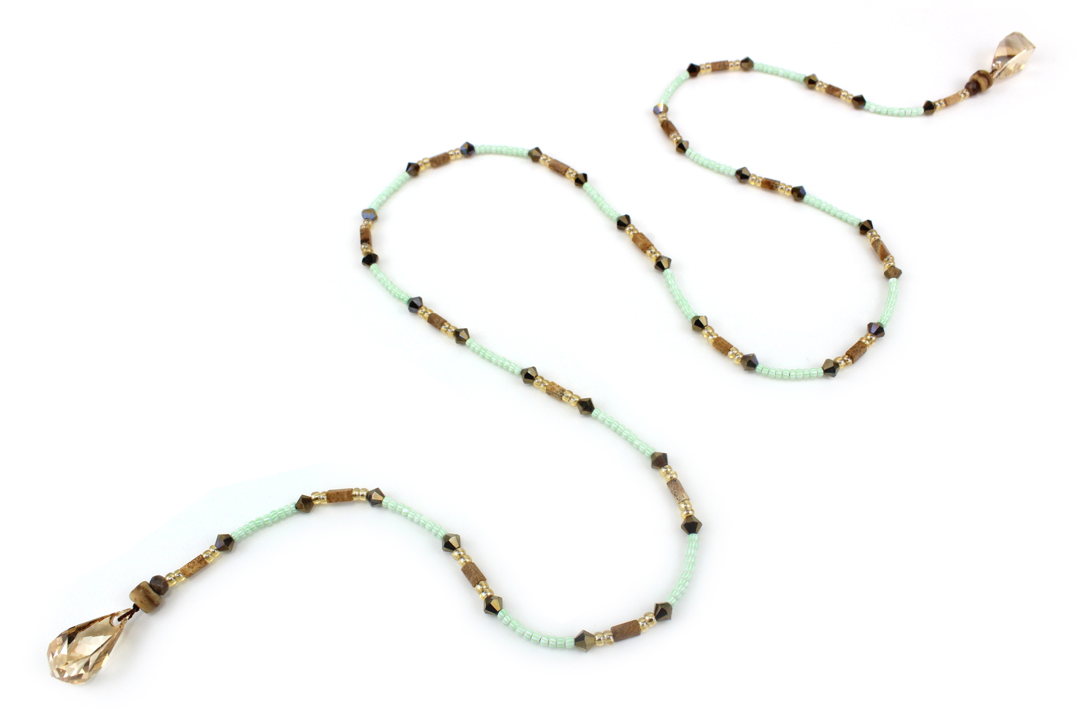 Lariat lumineux en Cristal pur – Un éclat raffiné – Image 2