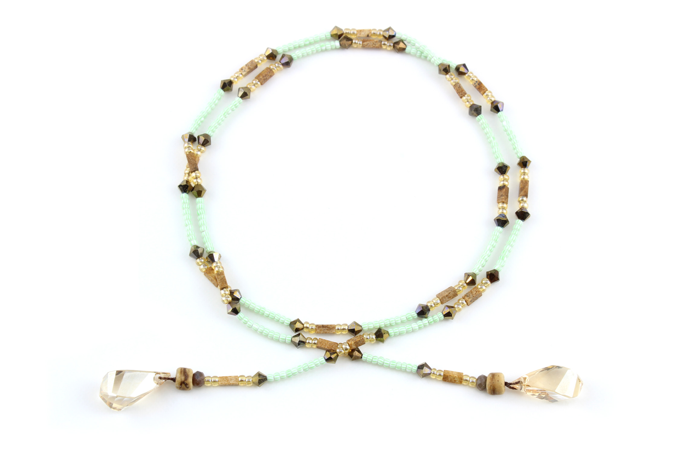 Lariat lumineux en Cristal pur – Un éclat raffiné – Image 3