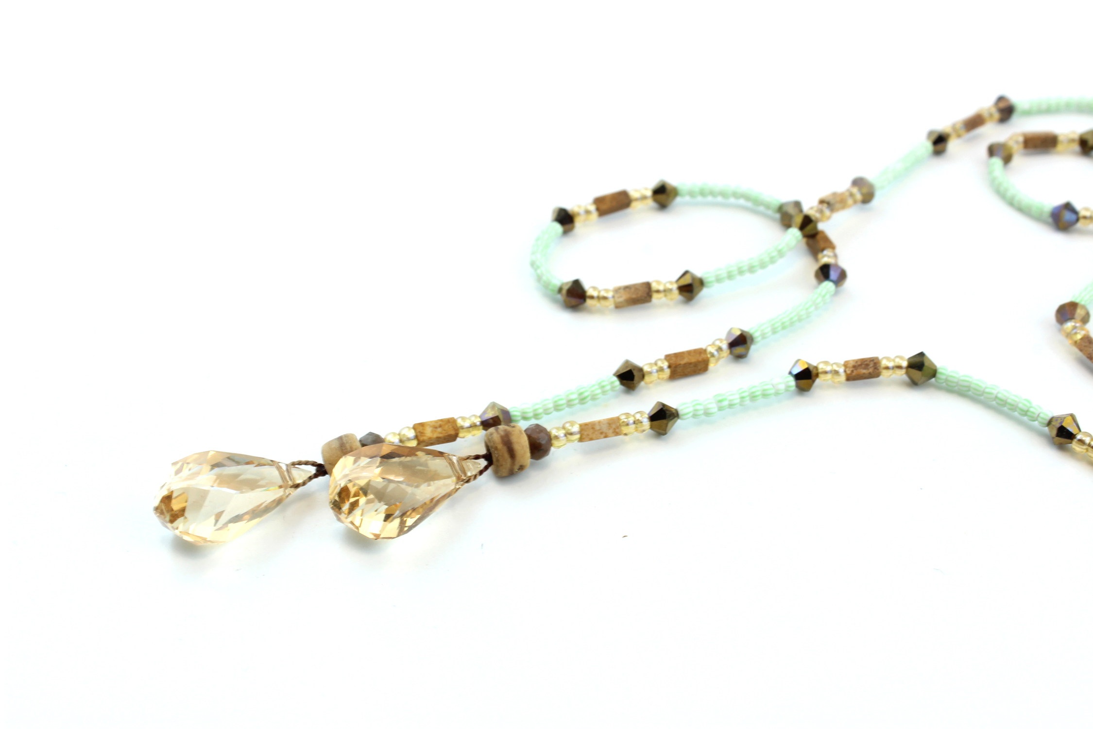 Lariat lumineux en Cristal pur – Un éclat raffiné – Image 5